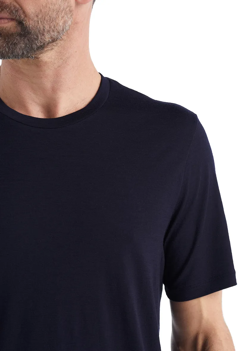 Icebreaker Mens Tech Lite II Short Sleeved Tee - Midnight Navy-5